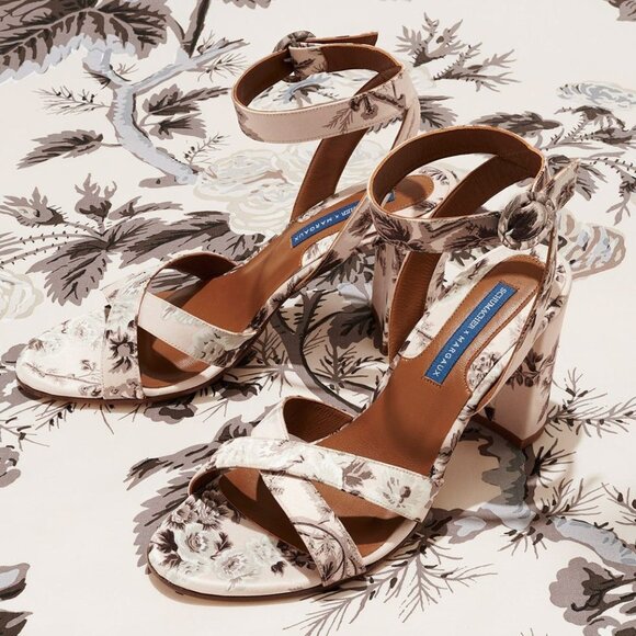 Margaux x Schumacher The Uptown Sandal in Pyne Hollyhock Size 9 - Picture 1 of 11